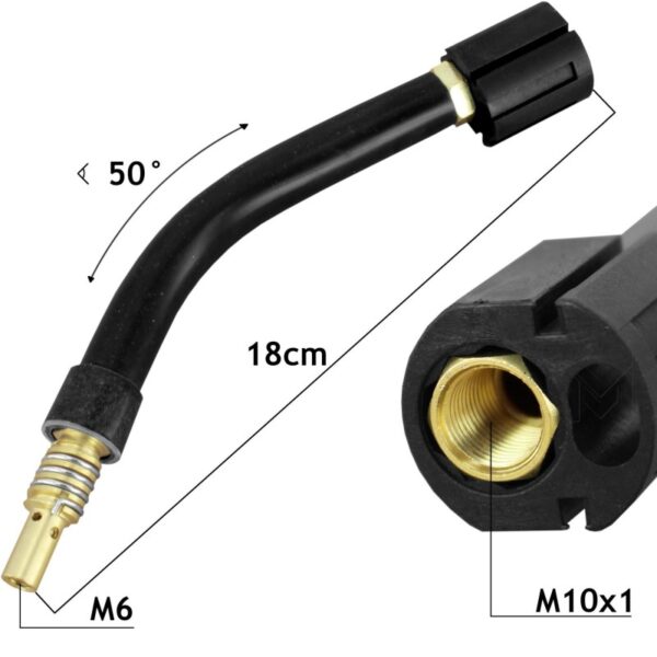 Trubka hořáku MB 15A 50°