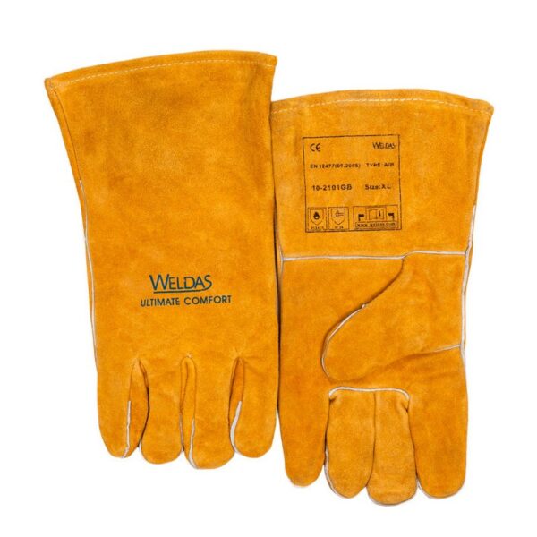 WELDAS Rukavice Golden Brown-ekonomy XL
