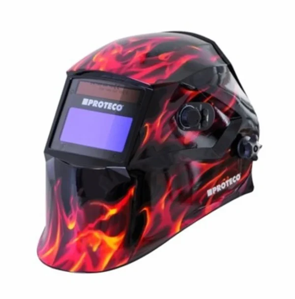 Kukla P850RR-F Proteco s motivem plameny